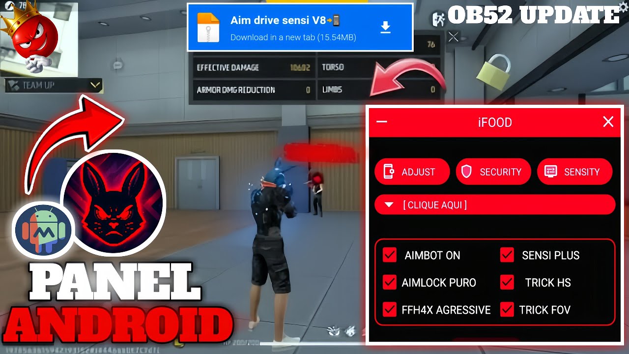 100% Working 🔥 !! ANDROID DARK AURA PANEL 🇧🇷 NEW VERSION 5.0 | FREE DOWNLOAD FILE  FREE FIRE (2026)