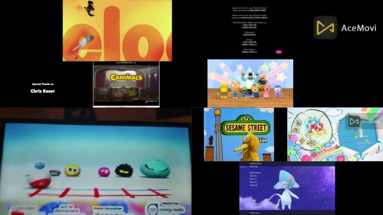 Wonderballs,TS,SS,Pokemon,Veggietales,Canimals,Pororo,BCAY Credits Remix