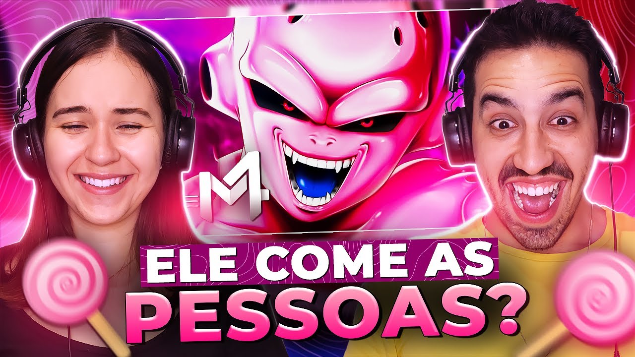 O QUE É ESSE CARA? Reagimos a Majin Boo (Dragon Ball Z) - Vou Te Comer | M4rkim | React em Casal 🔥