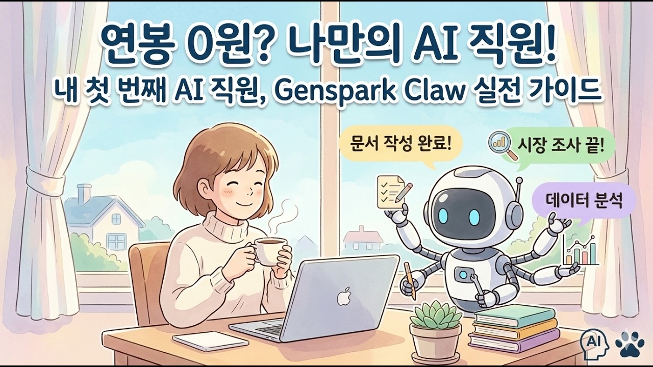 내 첫 번째 AI 직원,  Genspark Claw