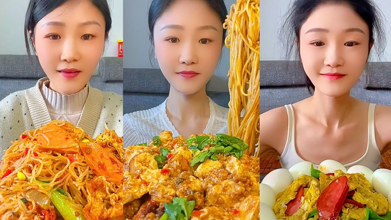 1 Hour ASMR Mukbang | Satisfying Eating Sounds for Sleep, Relaxation & Study #1132