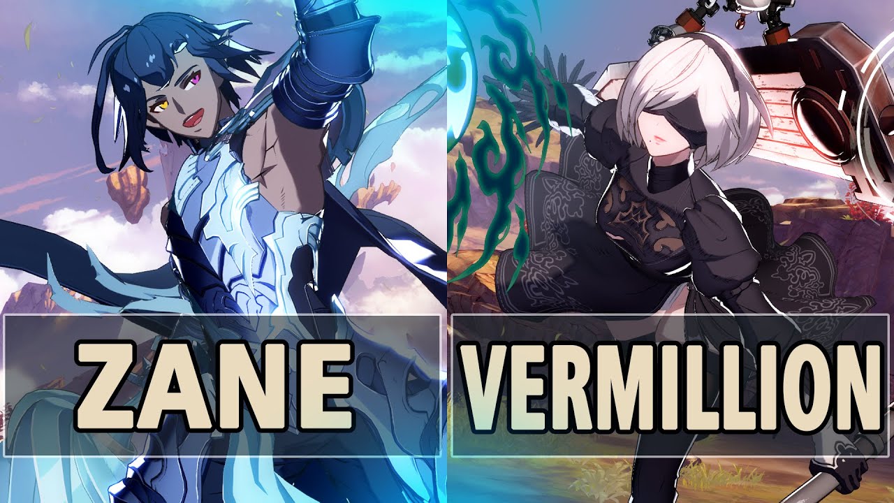 GBVSR:🔥Zane (Grimnir) Vs Vermillion (2B)🔥| High Level Gameplay.