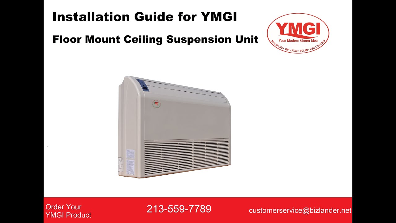 YMGI Multizone Ductless Mini Split Air Conditioner Indoor unit  Floor Ceiling Suspension Mount