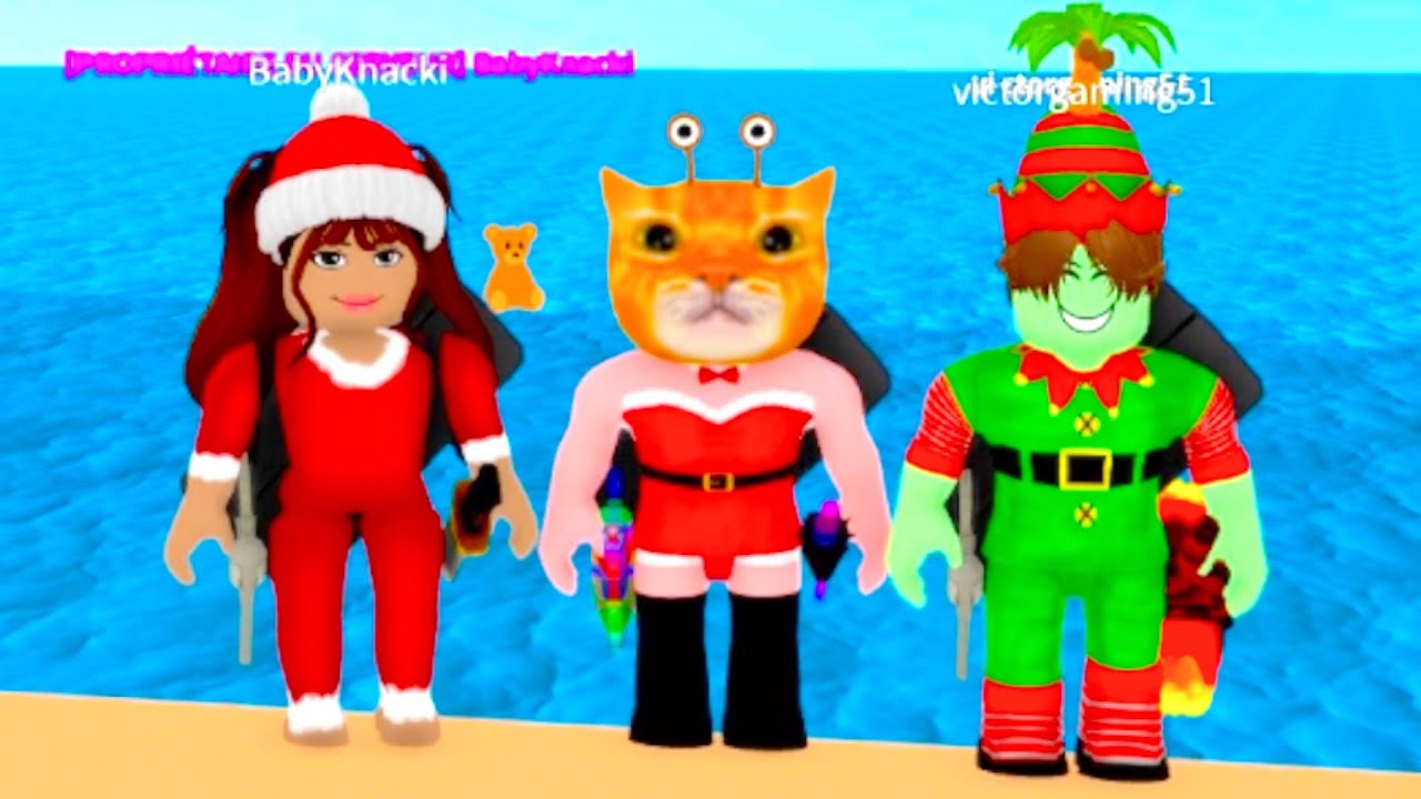 ON EMBÊTE BABY KNACKI DANS CETTE PARTIE DE NOËL Roblox Murder Mystery X Gameplay ( fr ) - Max Gaming