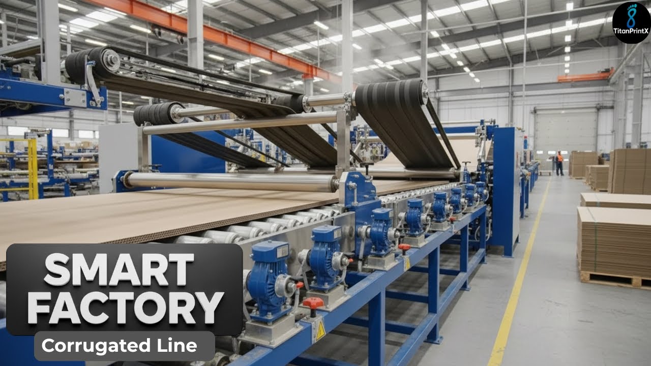 How Is Corrugated Board Made in a Smart Factory? | Full Manufacturing Process