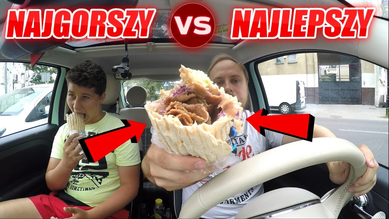 TEST NAJGORSZY VS NAJLEPSZY KEBAB WŁOCŁAWEK