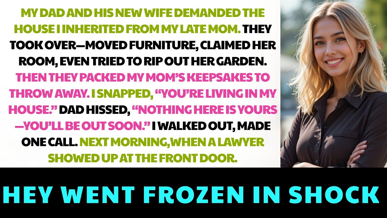 My Father And His New Wife Tried To Take My Late Mother’s House—They Were Dead Wrong…