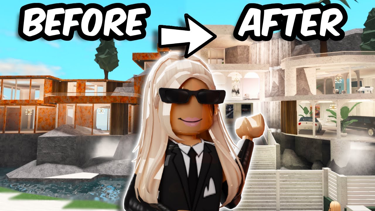 RENOVATING MY ABANDONED MANSION IN BLOXBURG