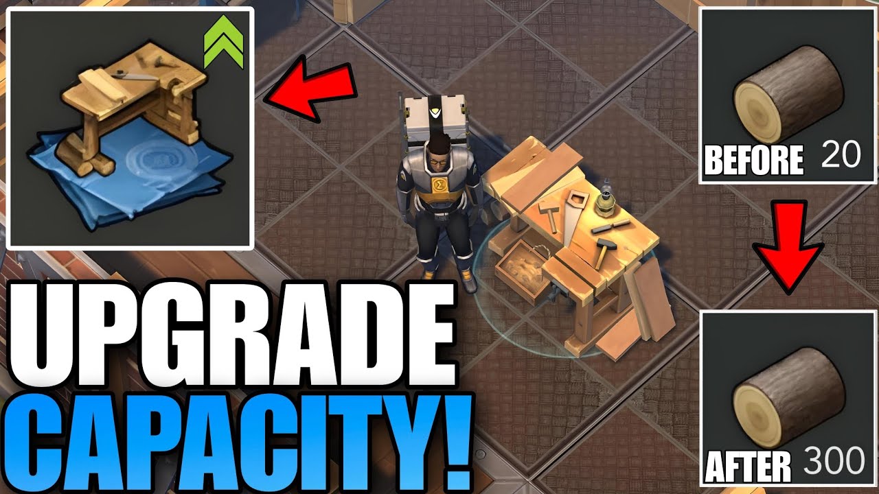 HOW TO UPGRADE YOUR WOODWORKING BENCH? (UPGRADE CAPACITY!) - Last Day on Earth: Survival