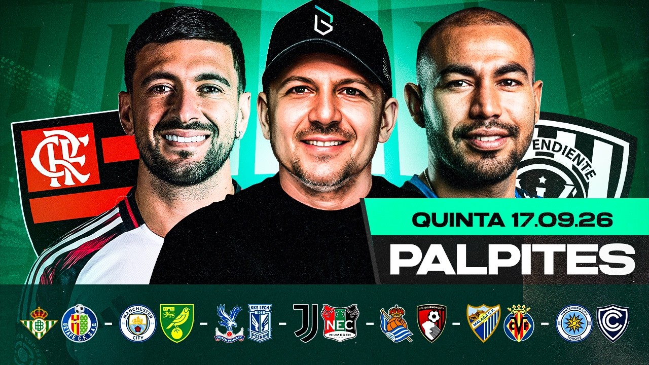 PALPITES DE FUTEBOL PARA O DIA 17 09 2026 (QUINTA-FEIRA) | Boleiros Tips