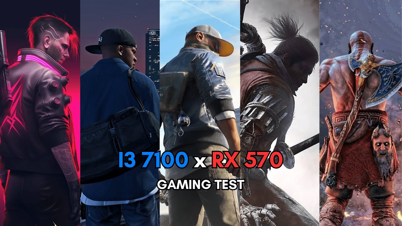 i3 7100 x RX 570 4GB Gaming Test