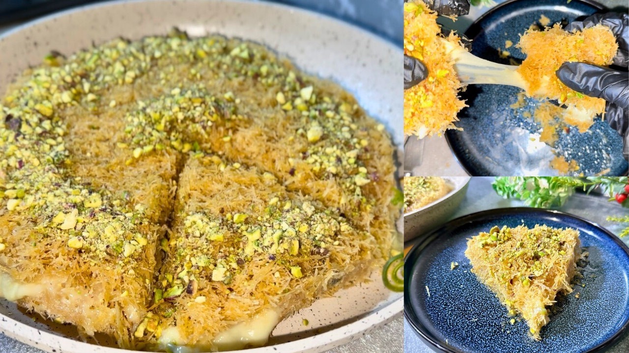 Eid Special Recipe: How to Make Kunafa with Pheni Without an Oven - Easy & Delicious