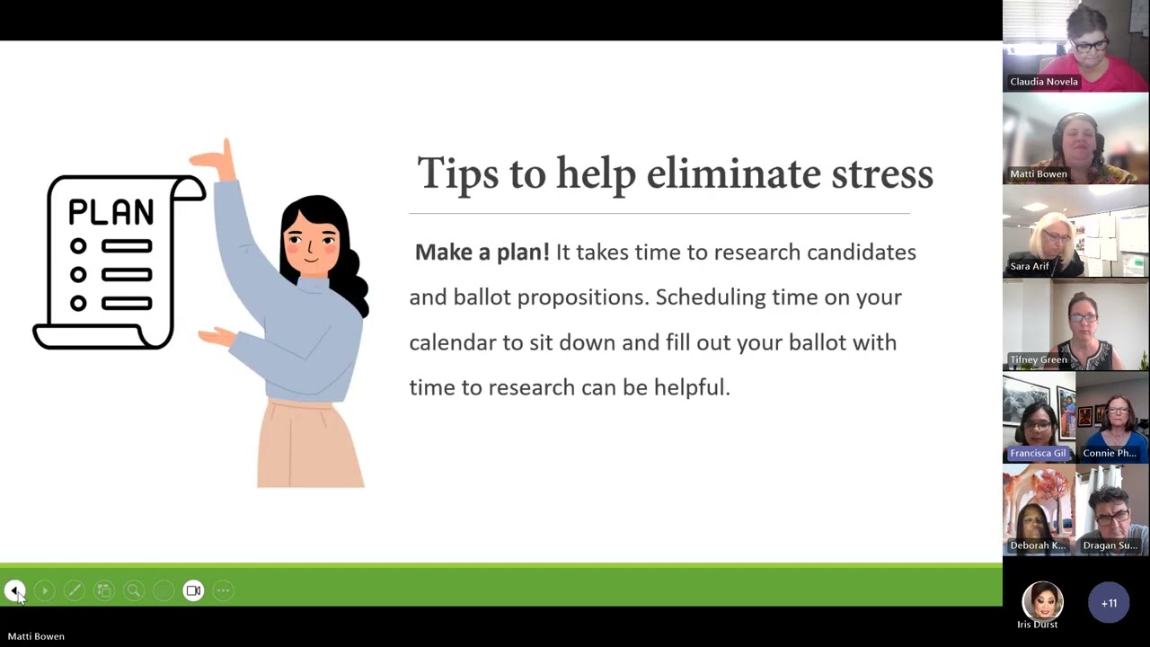 Stress free Voting Webinar 2024