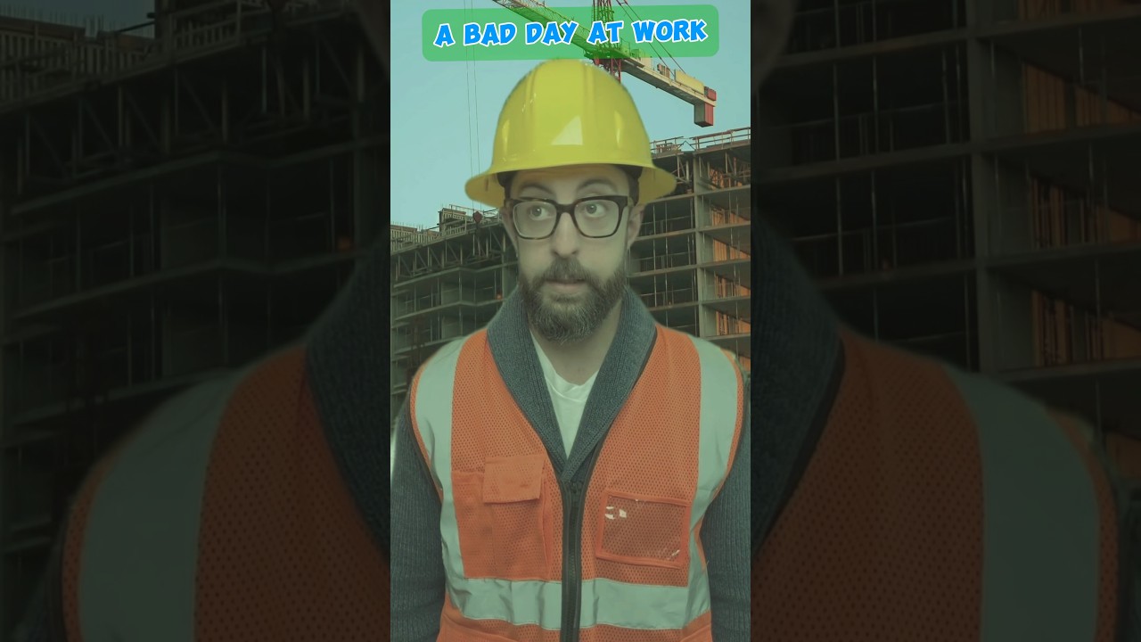 clumsy worker . part 36 #monkey #adamrose #funny #workers #construction #work