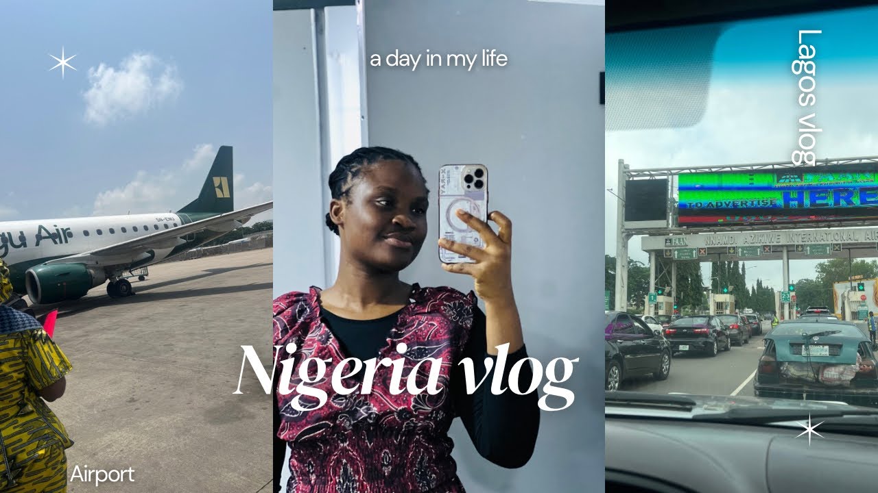 Nigeria vlog✈️:Flying from Abuja to Lagos City,exploring Lagos city 🏙️ 