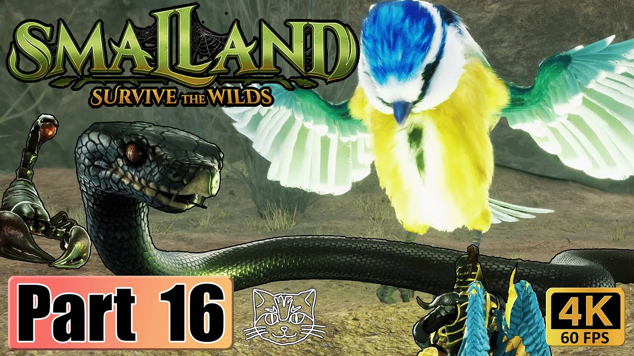 Blue Tit Pet, Sewers and third Snake -BONUS | Smalland - Gameplay | 4K 60FPS | Part 15 (FULLGAME PC)