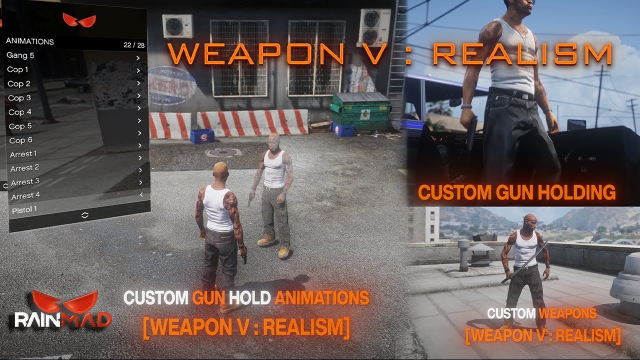 Weapon V: Realism | FiveM Script