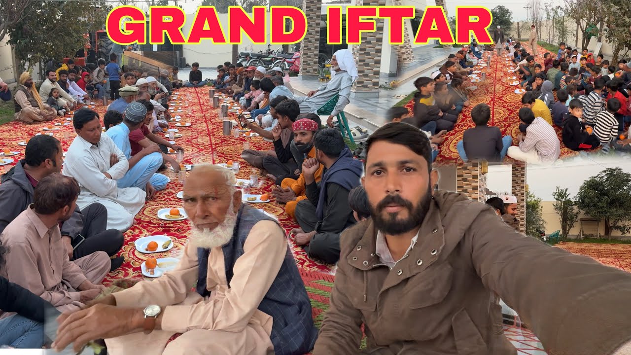 First Iftar Grand Iftar In Village With All Brothers | Mr Asad 