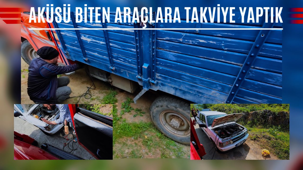 DODGE HER İŞTE - AKÜSÜ BİTEN ARAÇLARA TAKVİYE YAPTIK