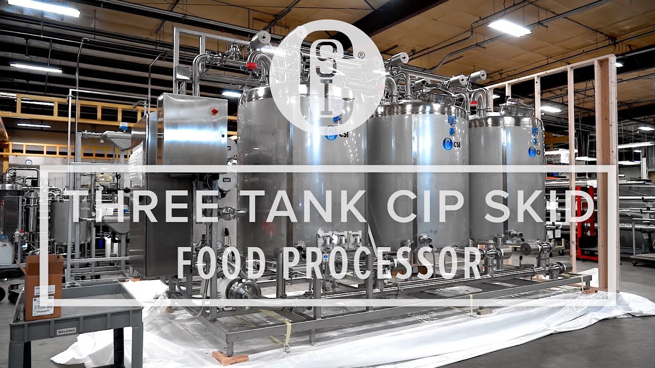 A Three Tank CIP Skid Perfect for Food Processors | CSI CASE STUDY