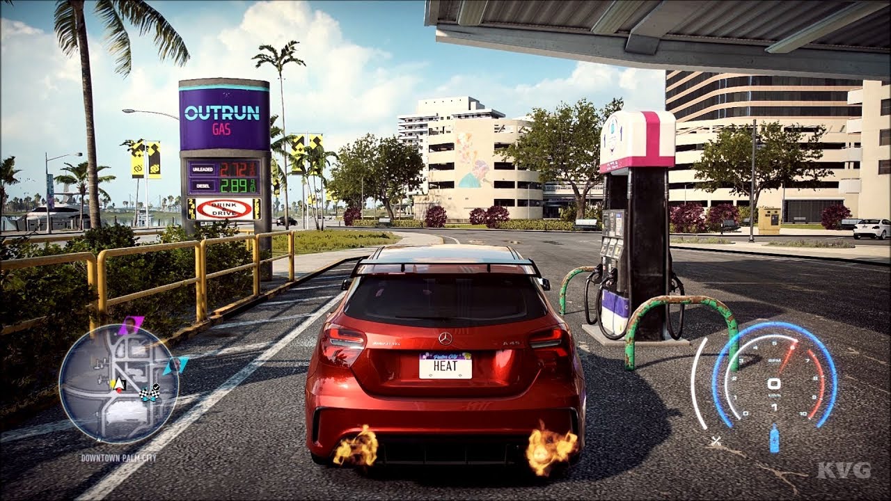 Need for Speed Heat - Mercedes-AMG A45 2016 - Open World Free Roam Gameplay (PC HD) [1080p60FPS]