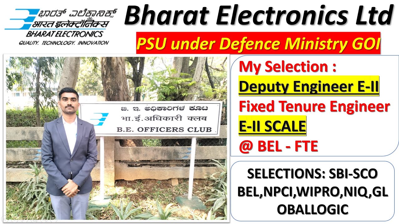 Selected @ BEL as Deputy Engineer (BEL-FTE) | My Process | BEL Recruitment Experience #belfte #bel