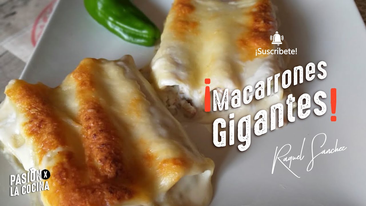 Macarrones Gigantes!! Súper receta! No te la pierdas!