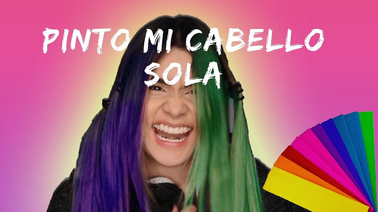 PINTÉ MI CABELLO CON PAPEL DE COLORES | Malexa leon ♥
