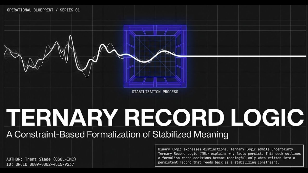 Ternary Record Logic: Overcoming Binary Instability via Recursive Constraint
