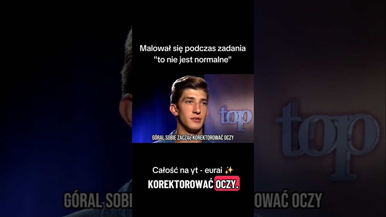 MALOWAŁ SIĘ PODCZAS ZADANIA 