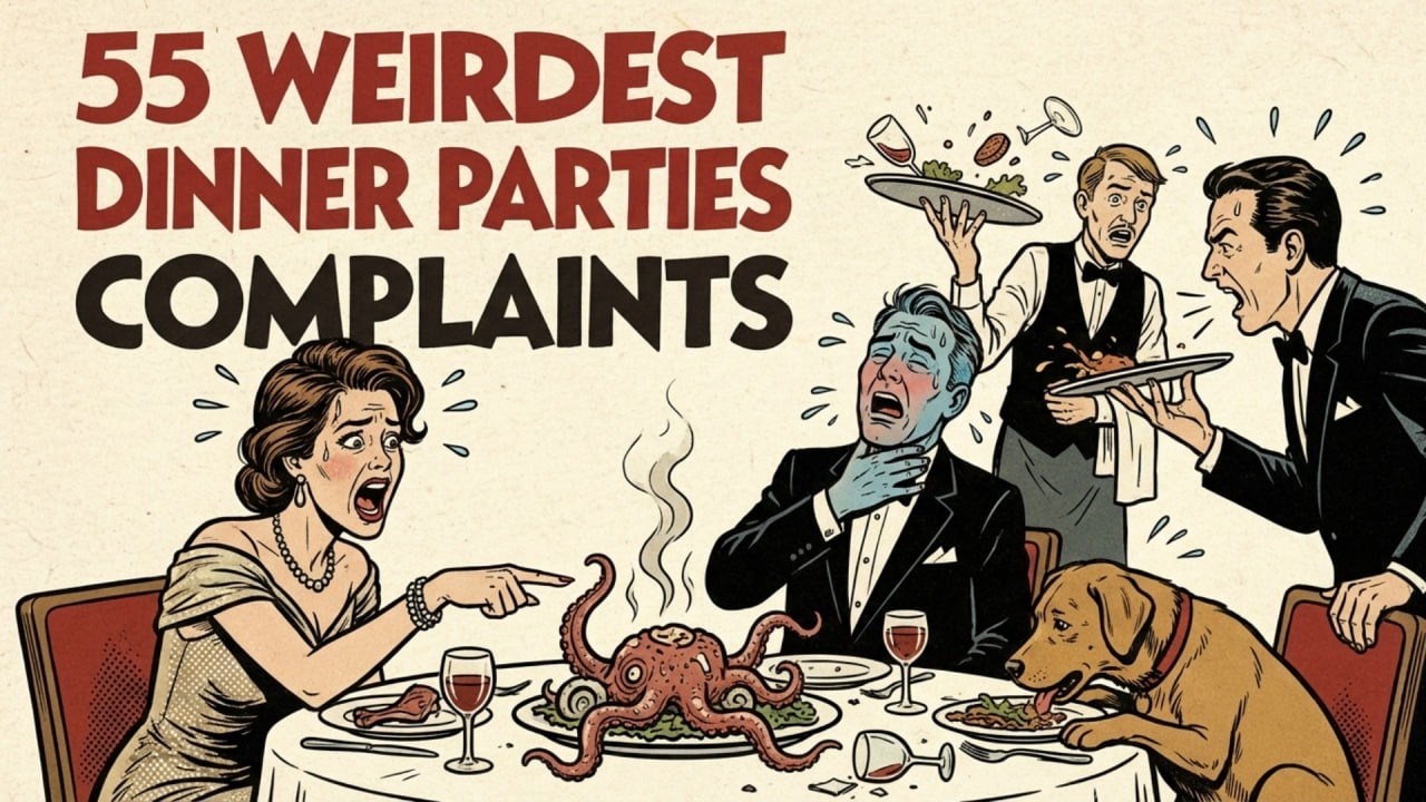55 Dumbest Dinner Parties Complaints That Made Hosts Regret Everything