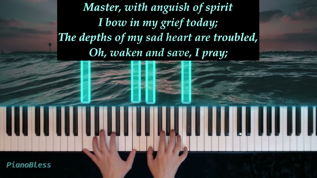 Hymn - Peace! Be Still! with Lyrics - 54 bpm