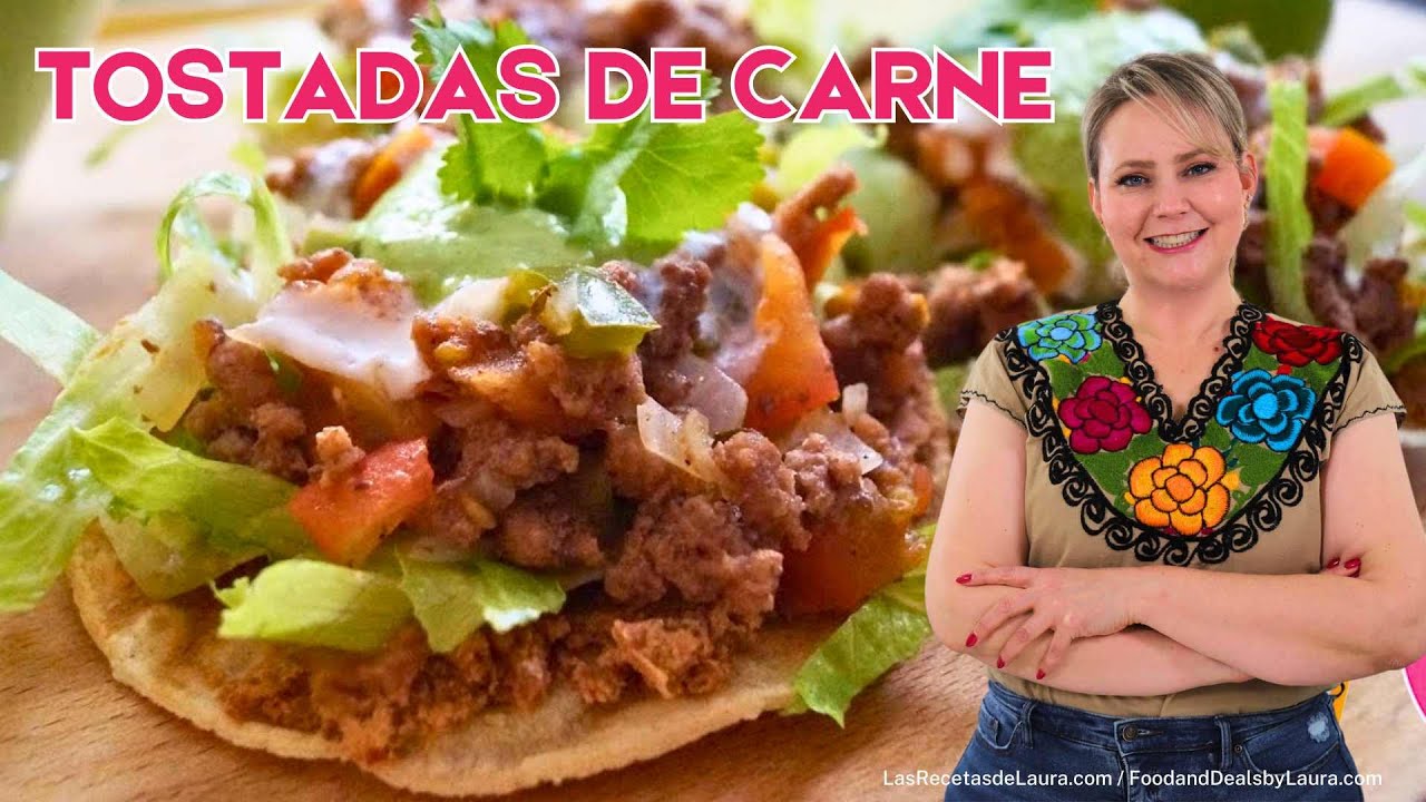 Tostadas Saludables de Carne Molida: Una Receta Rápida y Deliciosa