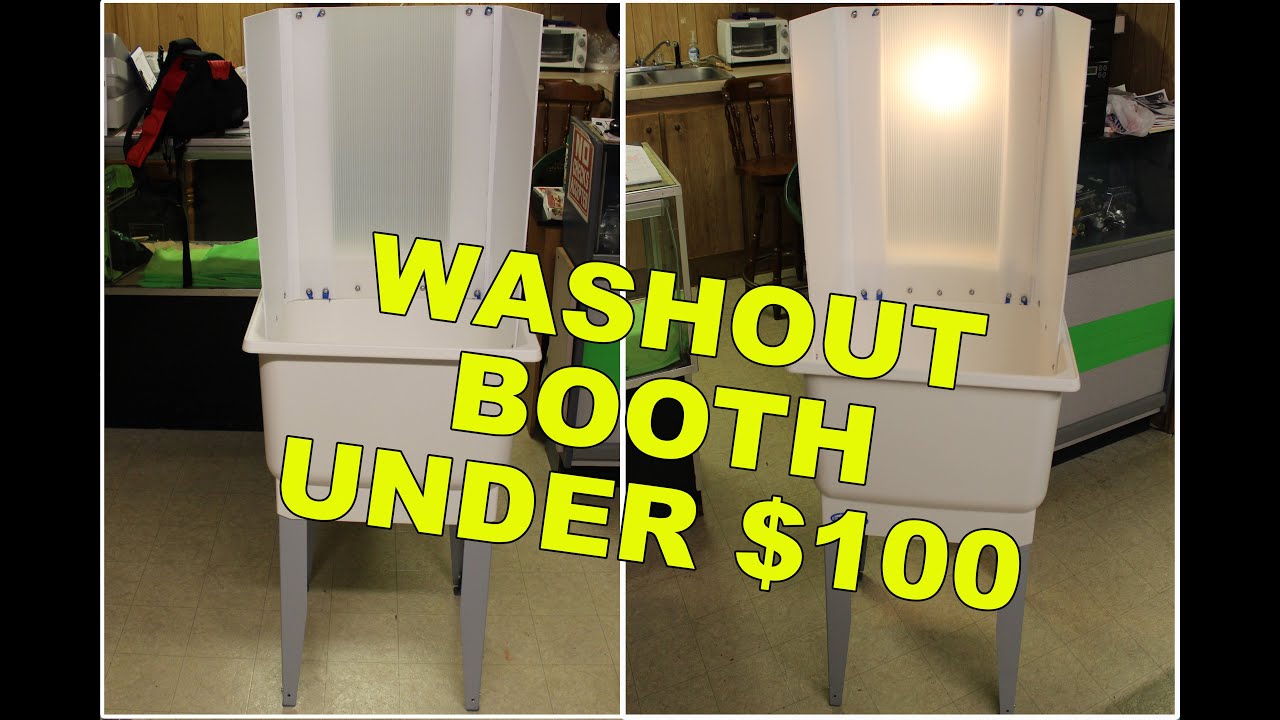 Easy DIY Washout Booth For Screen Printing