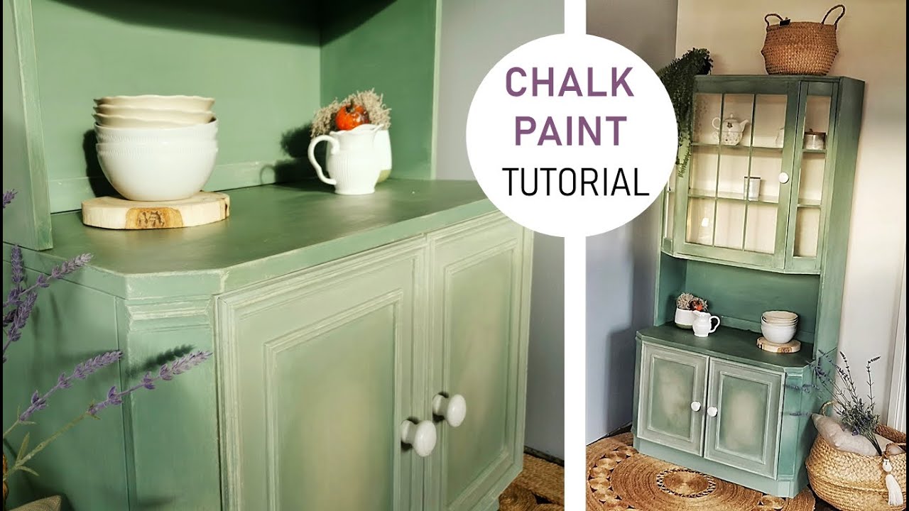 C&Oacute;MO PINTAR MUEBLES CON PINTURA A LA TIZA y c&oacute;mo hacer degradados |T&eacute;cnica de la brocha seca y ombr&eacute;