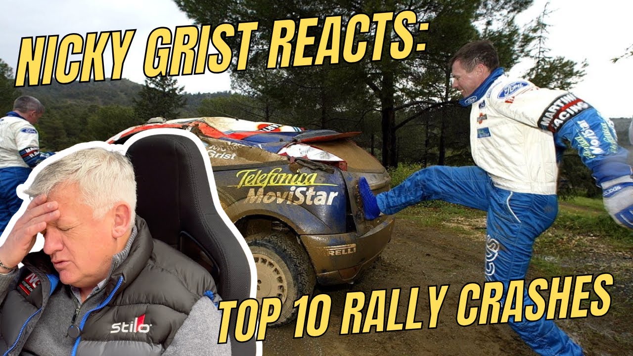 Top 10 Rally CRASHES! | Ex-WRC Codriver Nicky Grist reacts to bad crashes in icy & snowy conditions