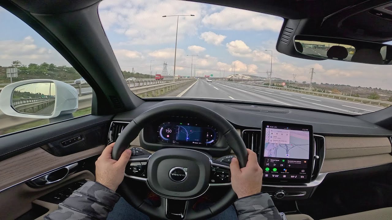 2025 Volvo XC90 (Facelift) B5 Mild Hybrid AWD POV Test Drive