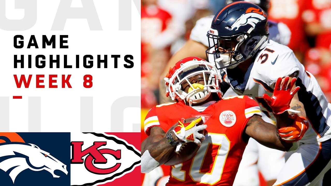 Broncos vs. Chiefs Week 8 Highlights | NFL 2018