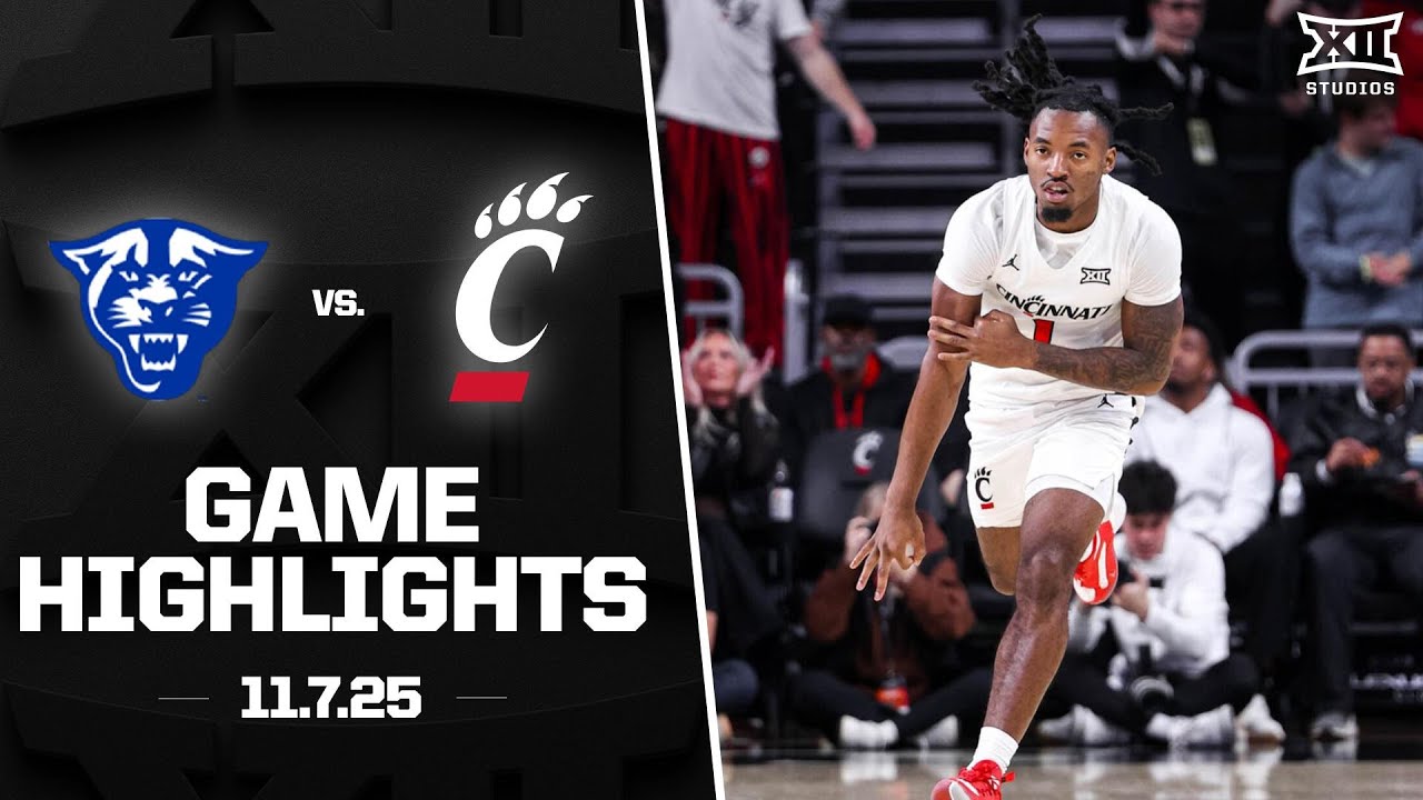 Georgia State vs. Cincinnati Game Highlights | 2025-26 Big 12 Men&rsquo;s Basketball