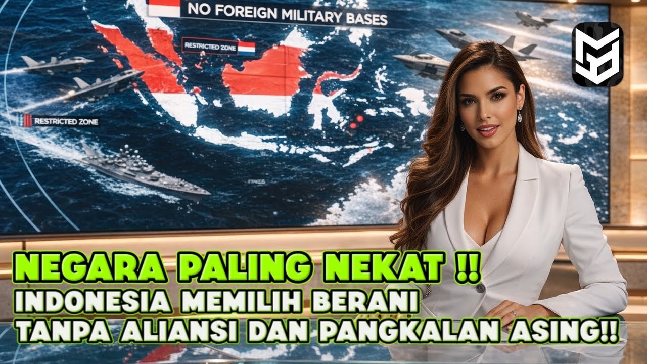 NEGARA PALING NEKAT DI INDO-PASIFIK! INDONESIA TANPA ALIANSI, TANPA PANGKALAN ASING