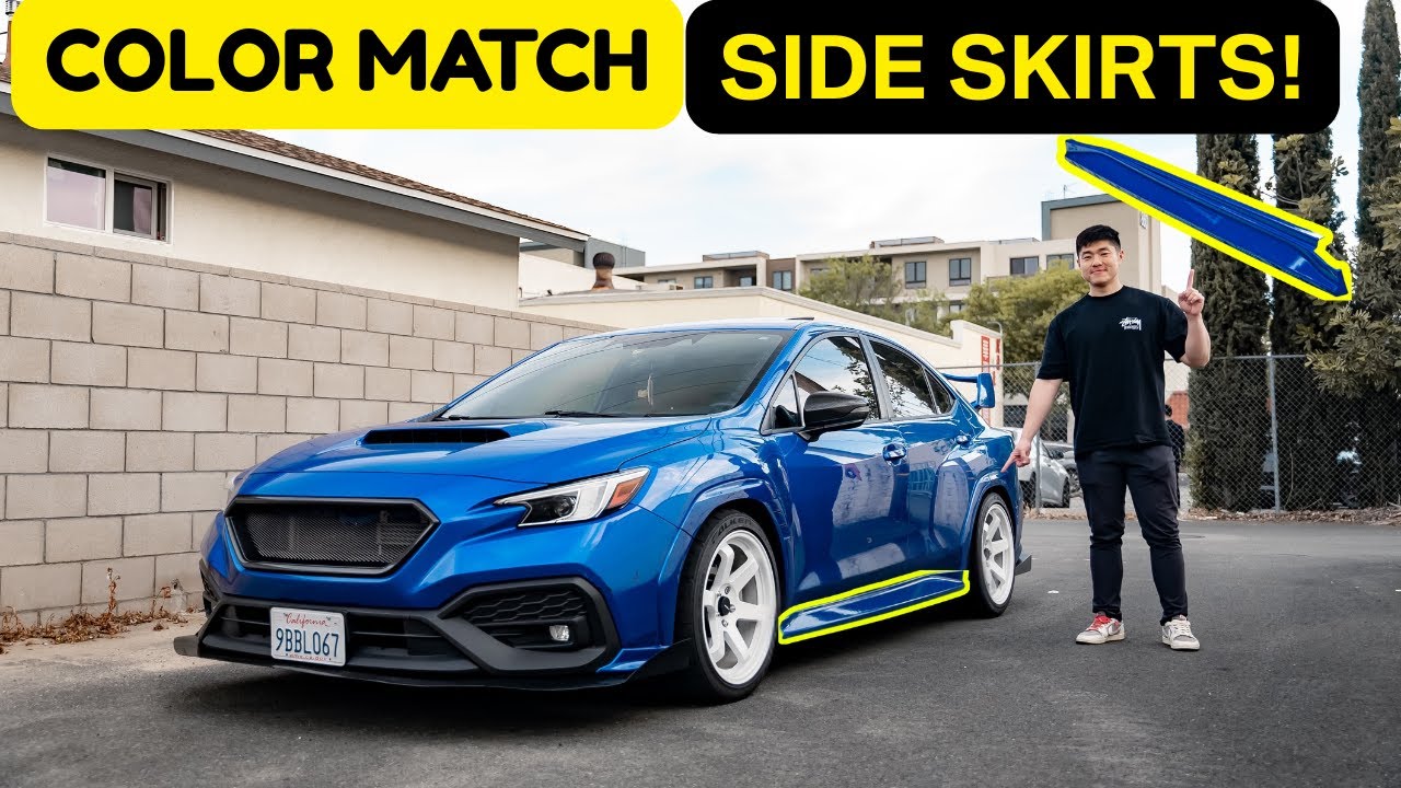 Color Match Side Skirt Covers has ARRIVED! | 2022+ Subaru VB WRX