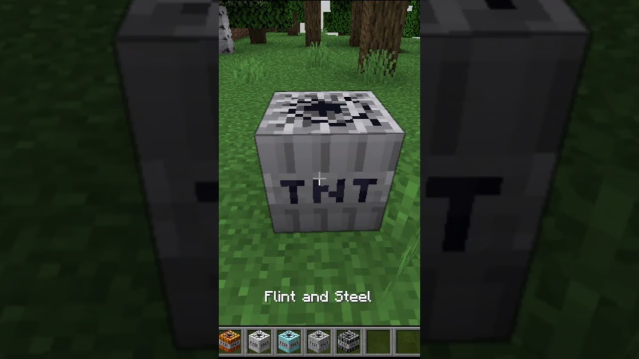 Strong TNT vs Noob TNT #shorts #minecraft