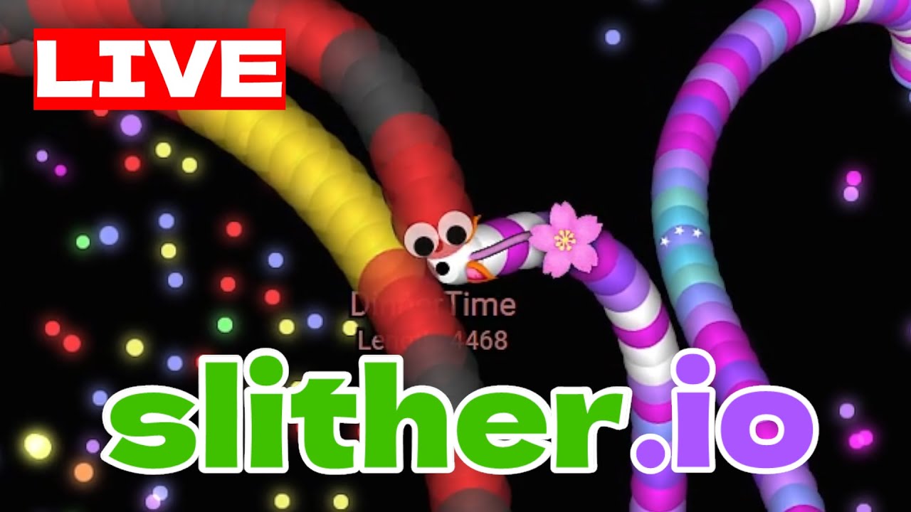 【slither.io　スリザリオ】1/8 修行の課外授業 視聴者参加型