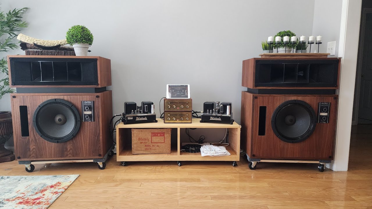 Mcintosh MC30s/C8/ Altec Lansing 19 Speakers