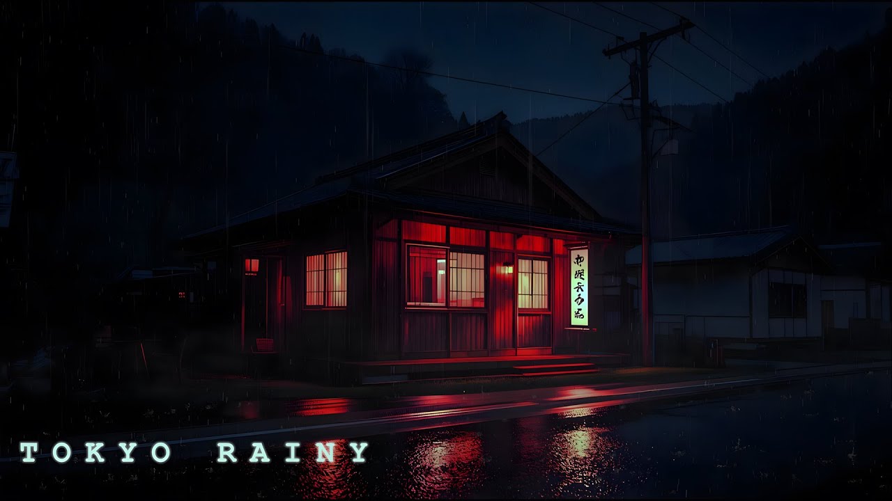 🔴 LIVE —  Home alone Japanese Lo-Fi 🌧️ Rainy Tokyo Night Home alone