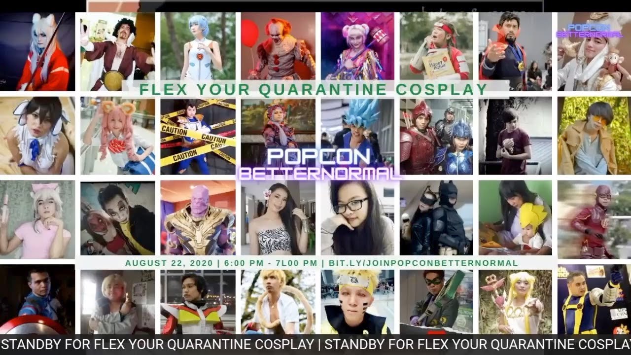 Online Cosplay Event in the Philippines フィリピンのコスプレイベント