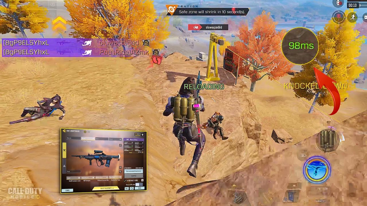 95+ MS DOMINATION W/ BEST EM2 LOADOUT IN COD MOBILE