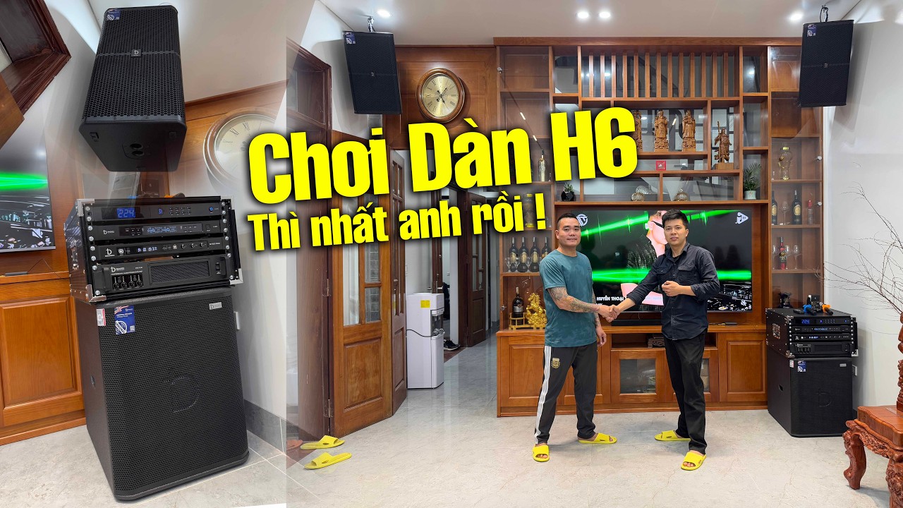 Dàn Karaoke DB H6 50Tr Lắp Tại An Khánh - Tiếng hay ngoài mong đợi