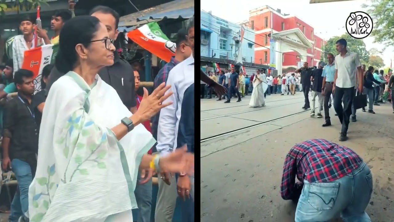 কলকাতায় মহামিছিলে হাঁটলেন মমতা বন্দ্যোপাধ্যায়
