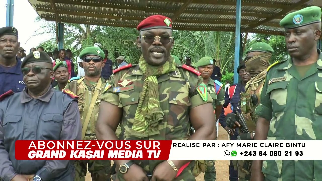 PARADE A LUSAMBO DANS LE SANKURU LE GENERAL CIBANGU APPELLE SES HOMMES A L'APOLITISME